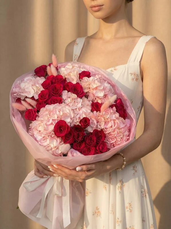 Премиум букет с ярким акцентом «Лола»