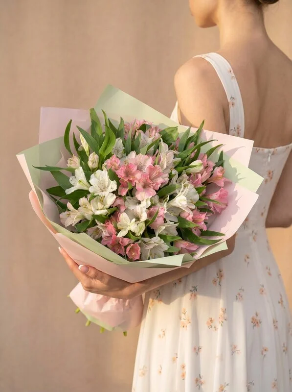 Букет «Для нее» из альстромерий